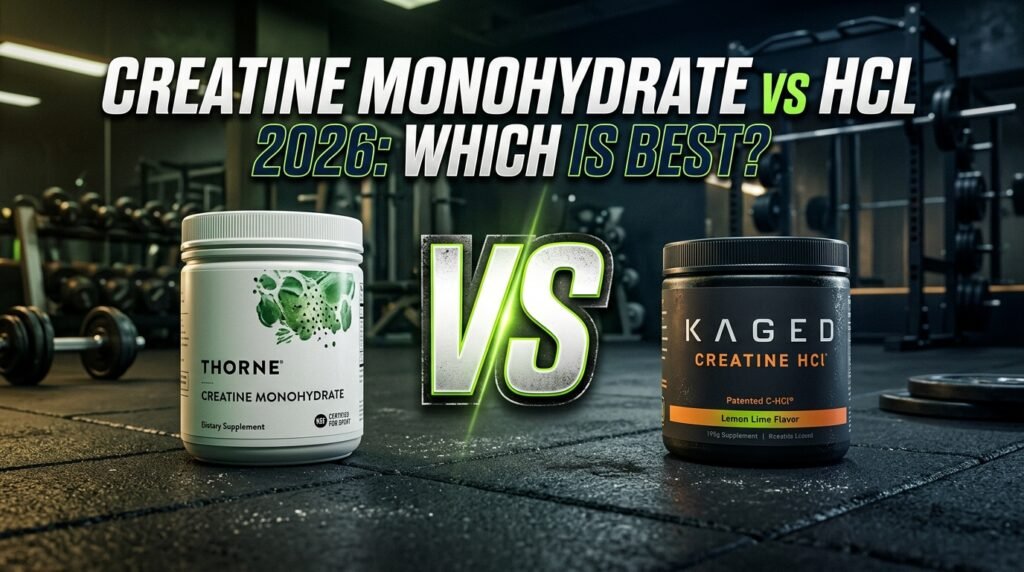 Creatine Monohydrate vs HCL: Which Is Better in 2026? comparison supplements