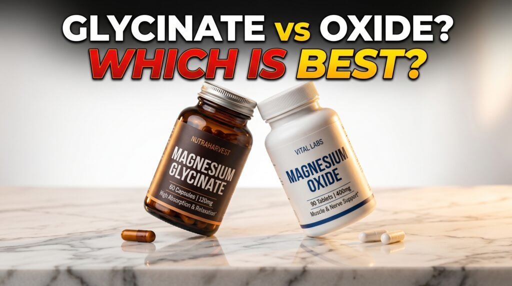 magnesium glycinate vs oxide comparison supplements 2026