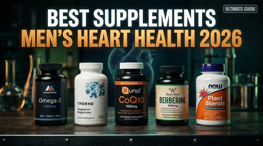 Best Supplements for Men's Heart Health in 2026 omega-3 magnesium CoQ10
