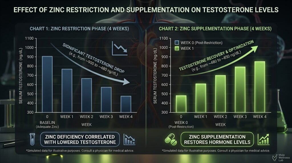 Does Zinc Increase Testosterone? men supplement research 2026