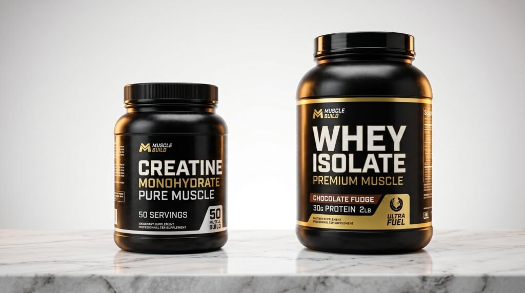 creatine vs protein powder supplements comparison men 2026