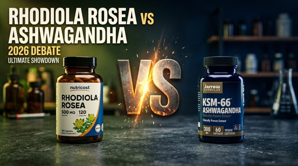 Rhodiola Rosea vs Ashwagandha: Which Is Better in 2026?