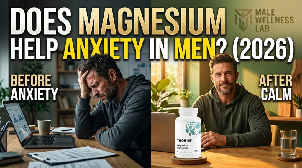 Does Magnesium Help With Anxiety in Men? supplement research 2026